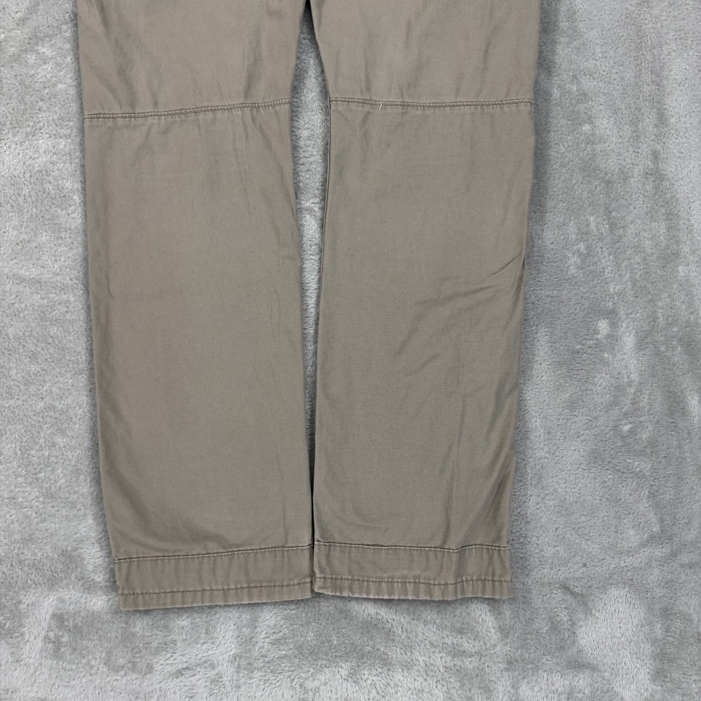 Wrangler Pants Mens 30x32 ATG All Terrain Gear Beige Canvas Utility Gusset Trail - Picture 11 of 16